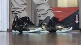 Lebron XI Kings Pride on feet