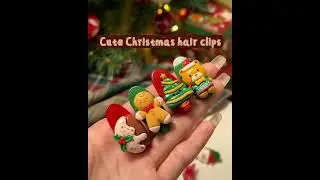 Celebrate Christmas spirit with ✨cute Christmas characters hair clips ✨
