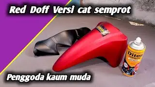 Merah doff versi cat semprot