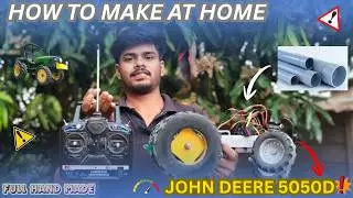 DIY John Deere RC Tractor with Remote Control | Handmade