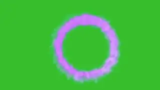 Smoke Ring Effect | Green Screen & Black Screen Overlay