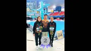 Pandelela Rinong Pamg and Leong Mun Yee at Montreal Diving World Series