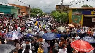Desfile 15 de septiembre 2023 Juayua (2) Instituto Nacional INJU Y Asentamiento canton la Union