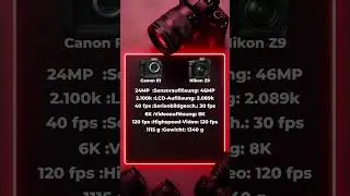 Canon EOS R1 vs. Nikon Z9