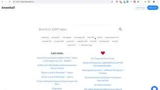 knowball - Share a tag in one click