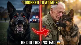 A Police Dog Was Ordered to Attack an Old Man - What Happened Next Shocked Everyone!