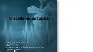Miscellaneous topics