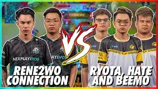 RENE2WO CONNECTION VS ONIC PH ( HATE, BEEMO & RYOTA) | MLBB