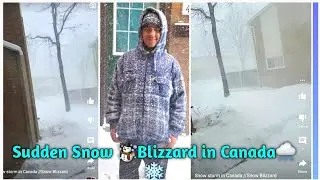 #snowstormincanada #SnowBlizzard #