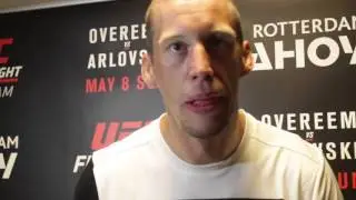 Post Fight Media Scrum with Magnus Cedenblad