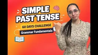 60 days challenge | Tense - Simple Past tense | Grammar fundamentals | in Hindi #speakconfidenteng