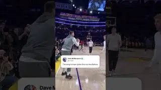 The Lakers playing European music ahead of Luka's debut 😂🔥