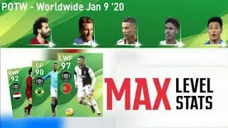 Max Stats Of POTW:JAN 9'20 | PES 2020