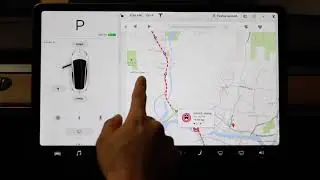 Tesla Model 3 Nav. Отслеживает полицейские радары и многое другое