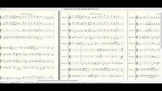 Down by the riverside - Saxophone Quartett arrangement von Olaf Sch&ouml;nborn