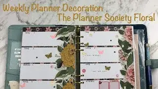 Weekly Planner Decoration - The Planner Society Floral