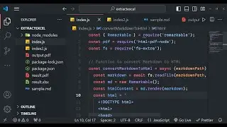 Node.js Remarkable Tutorial to Parse & Render Markdown to HTML &  PDF Using html-pdf-node Library
