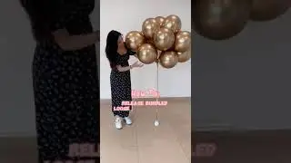 How To: Release Loose Tie Bundled Latex Balloons