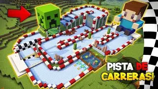 MINECRAFT: HOW TO MAKE A MINECRAFT THE MOVIE-THEMED BOAT RACE TRACK! | EPIC