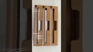 Kitchen Gadgets - 3-in-1 Wrap Organizer with Cutter ASMR