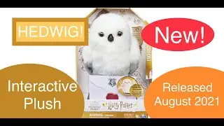 Wizarding World Enchanting Hedwig Interactive Harry Potter Owl Animatronic Plush Owl