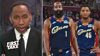 FIRST TAKE | Harden & Mitchell is most prolific backcourt in NBA - Stephen A. on Cavs' newest duo