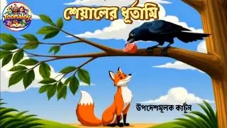 শেয়ালের ধূর্তামি | উপদেশমূলক কার্টুন | The cunning of the fox | Moral Cartoon | AI Generated 
