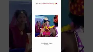 🔱 The Divine Wedding of Rukmini & Krishna | Laxmi Narayan Milan 💖✨🦚 #Shorts