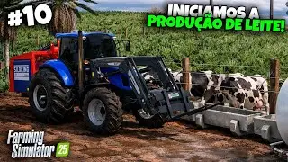 Кормление коров силосом на ферме Питангейра | Farming Simulator 25 #10