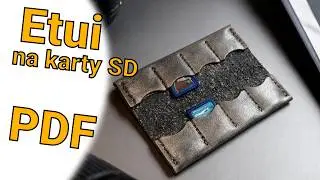 Jak zrobić etui na karty SD - akcesoria fotografa - kaletnictwo w 10 minut