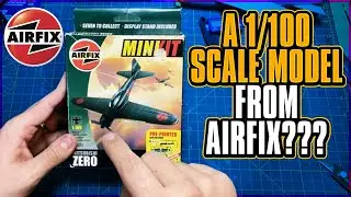 Airfix Mitsubishi Zero Unboxing Review 1\100 Scale Model Kit!!