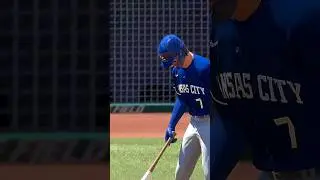 Center Field Sold The Play 🥶 📲 Who This ? Minor League MLBTS24 #mlb