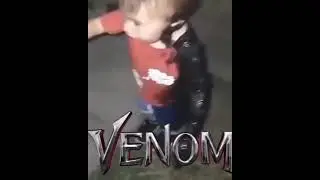 child became venom lol #venom #meme #crying