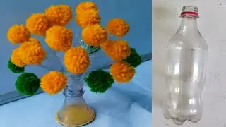 Amazing Plastic Bottles craft ideas/DIY New Design Guldasta/Best out of waste Plastic Bottles 