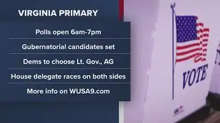 Virginia's Primary election is tomorrow