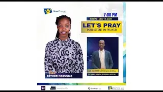 PERSISTENT IN PRAYER | DR. YORAM SHEDRACK KISSA | Butabika Mental Referral Hospital