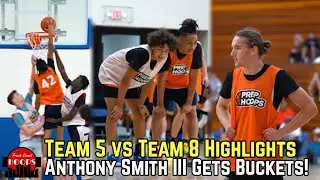 Anthony Smith III Goes Off At Prep Hoops Top 250 Expo! Team 5 vs Team 8