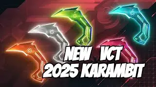 New VCT 2025 Karambit Knife Skin in Valorant - (VCT 2025 Season Capsule)