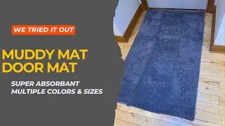 Коврик Muddy Mat, как показано по телевизору, супервпитывающий дверной коврик &mdash; мы его протестиро...