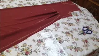 فستان ب #كسرات من الجنب