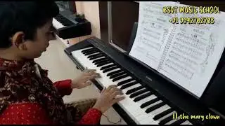 John Thompson's Modern Course for the Piano - 11 the mary clown|played by jayaramjosh|BSVT|