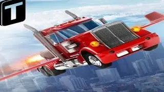Modern Flying Truck Sim 3D - Android Gameplay HD