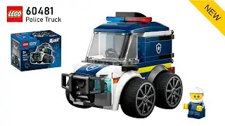 LEGO City Rides 60481 Police Truck (2026) - unbox and speed building