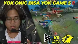 GAME 5 IS REAL !! AKAI COUNTER FARAMIS IS REAL !! AYOK ONIC #INDOPRIDE ! GAME 4 ONIC VS BLCK