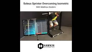 Seated Soleus Bilateral Isometrics - Matthew Ibrahim│Hawkin Dynamics Force Plates