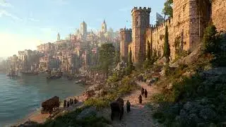 'ROAD TO BALDUR'S GATE' | Medieval Fantasy Ambience & Music for D&D, TTRPG, and RPG Adventures