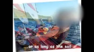 Klepper Kajak-Segeln: ein Segel, zwei Faltboote / Klepper kayak sailing: one sail, two folding boats