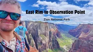 Hike the East Rim Trail to Observation Point in slippers