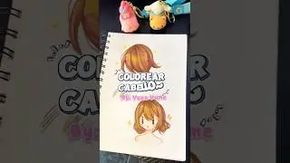 COMO PINTAR CABELLO EN TRADICIONAL ✨✏ #tutorial #cabello #art
