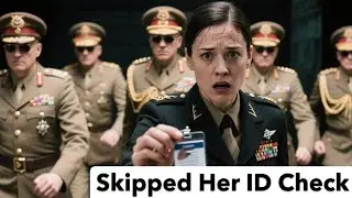 When the Guard Skipped Her ID Check, It Took Only Minutes for Five Generals to Arrive